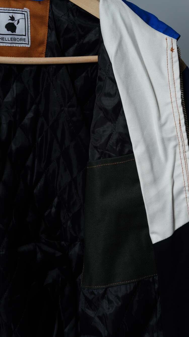 Workwear Colorblock Geometric Jacket Size M - Picture 7 of 7